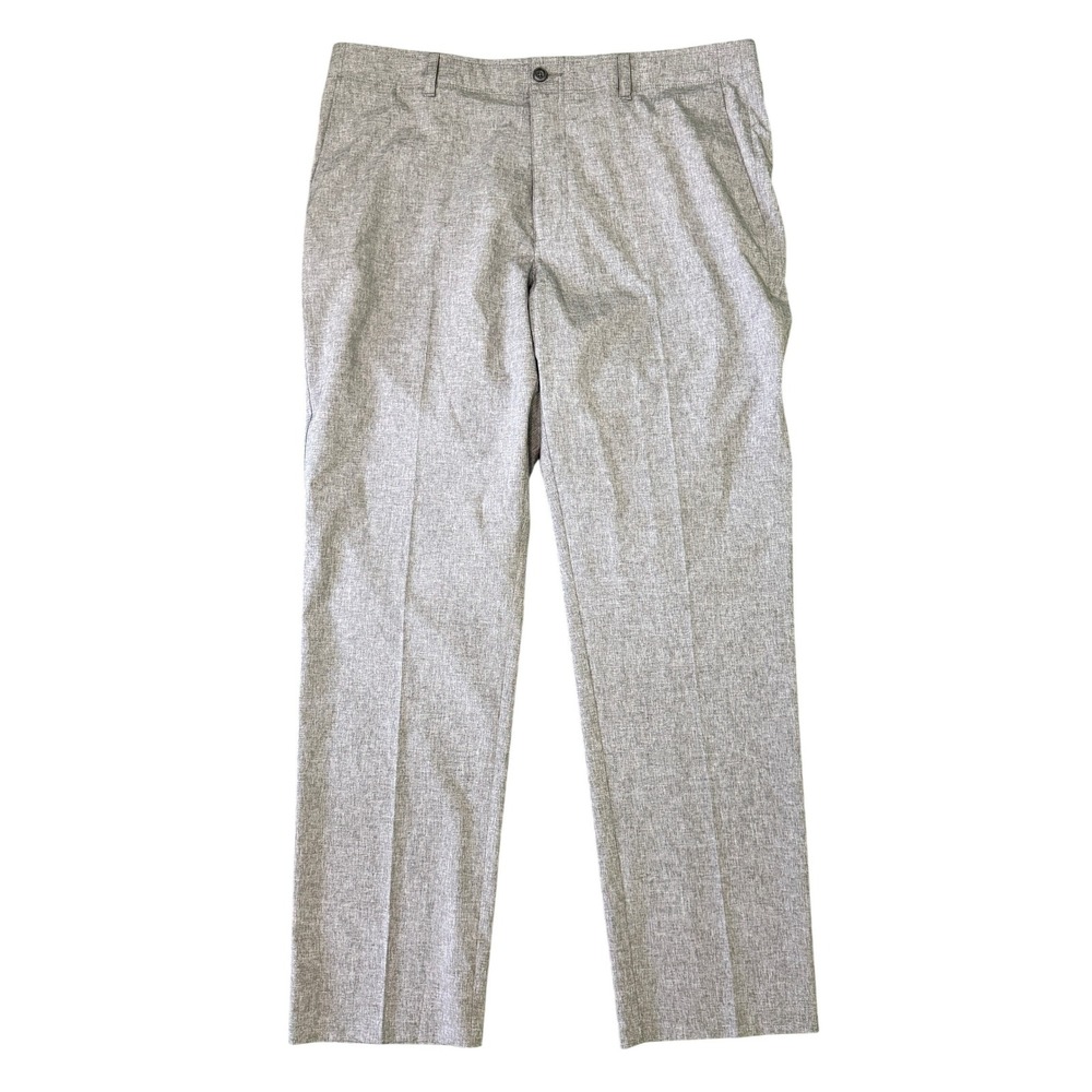 Grand Slam‎ Mens Performance Golf Pants Gray Heathered Stretch Size 36x32